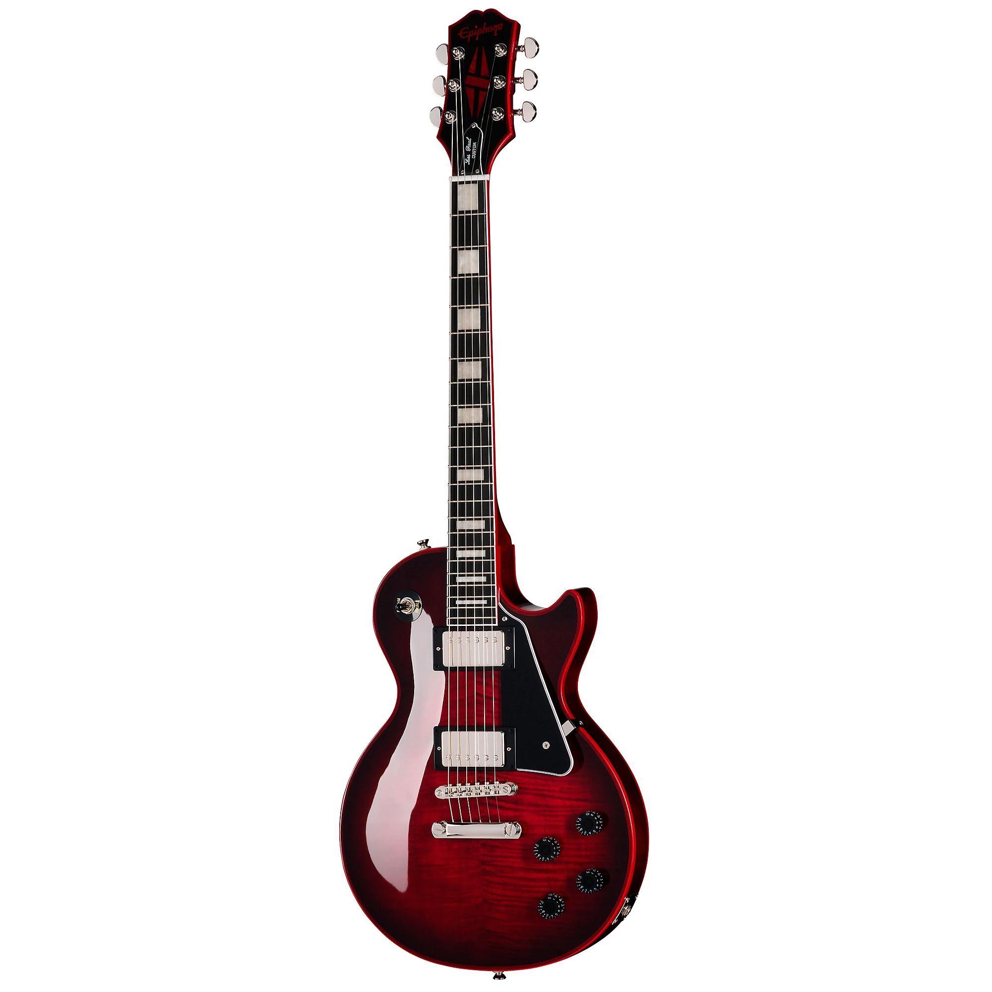 Epiphone Les Paul Custom Widow Elektro Gitar (Red Burst) 1