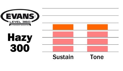 EVANS S14H30 DERİ 14 HAZY 300 TRAMPET ALT CLEAR TEK KAT (3 MİL) 3