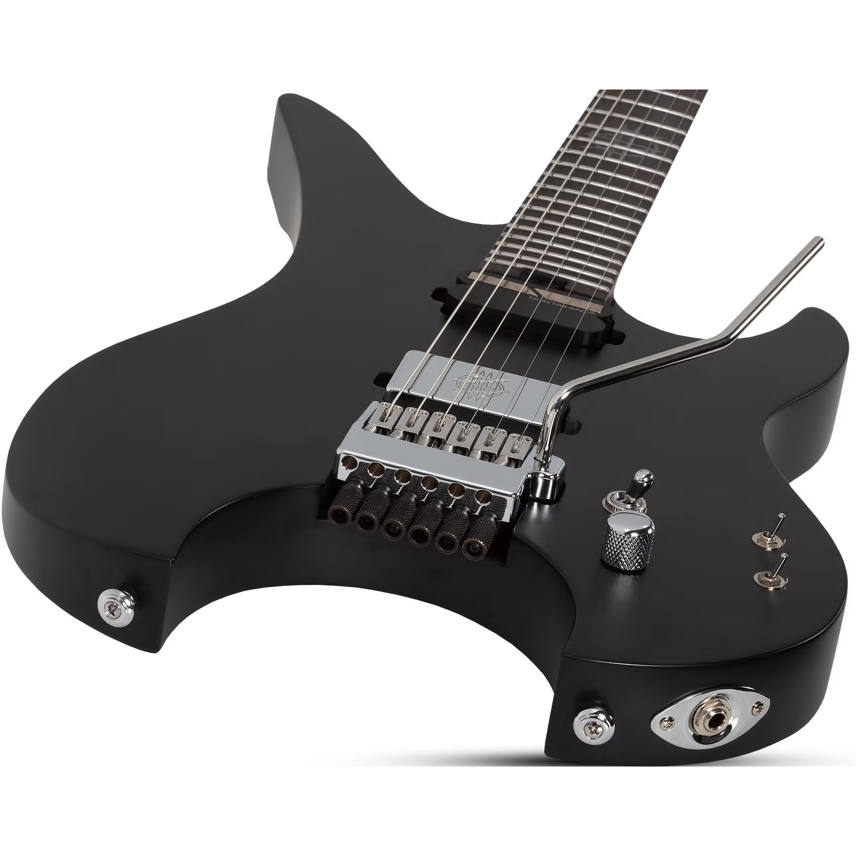 Schecter Synyster Gates Custom- 6 TR-S Headless Elektro Gitar (Mat Siyah) 2