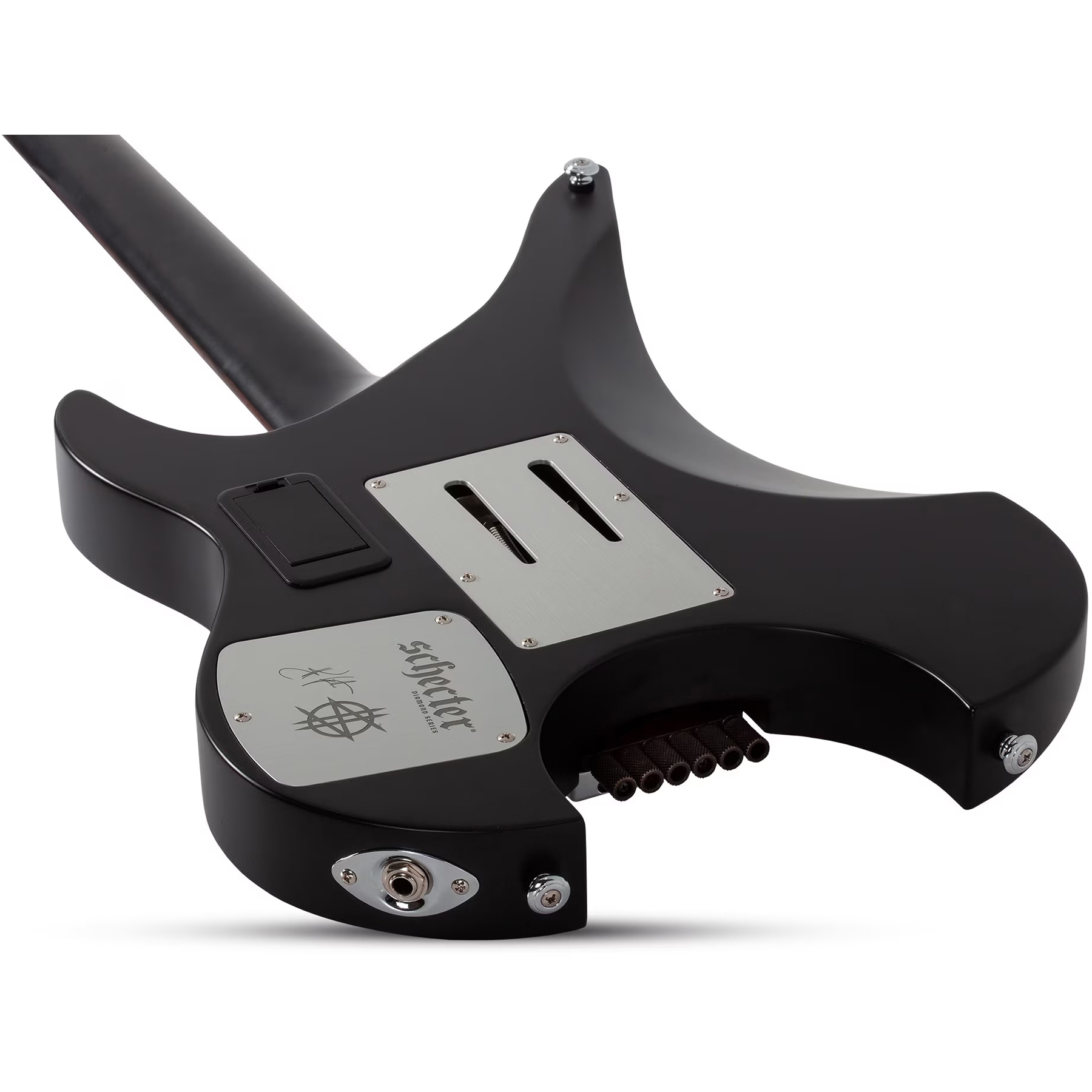 Schecter Synyster Gates Custom- 6 TR-S Headless Elektro Gitar (Mat Siyah) 8
