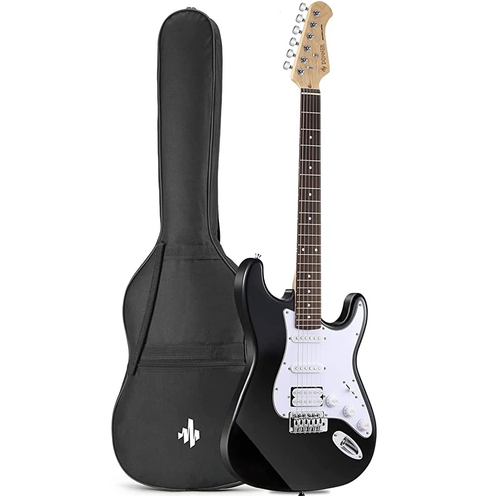 Donner DST-100 Elektro Gitar (Siyah) 2