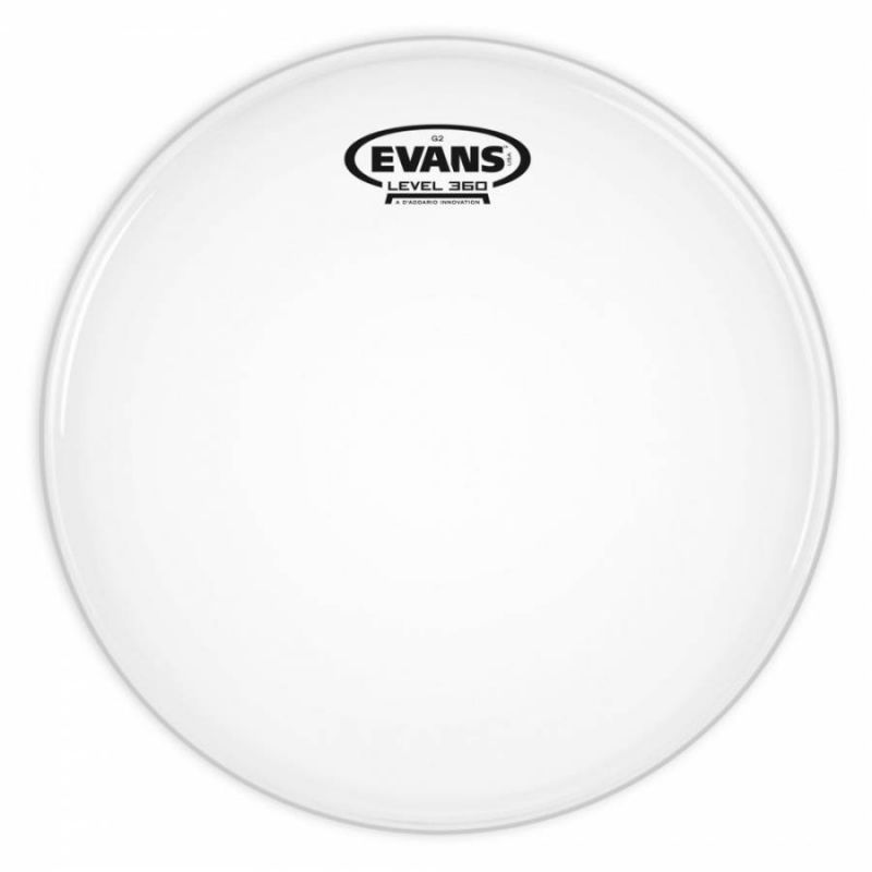 EVANS B14G2 14\" DERİ TOM VE TRAMPET KUMLU BEYAZ ÇİFT KAT 1