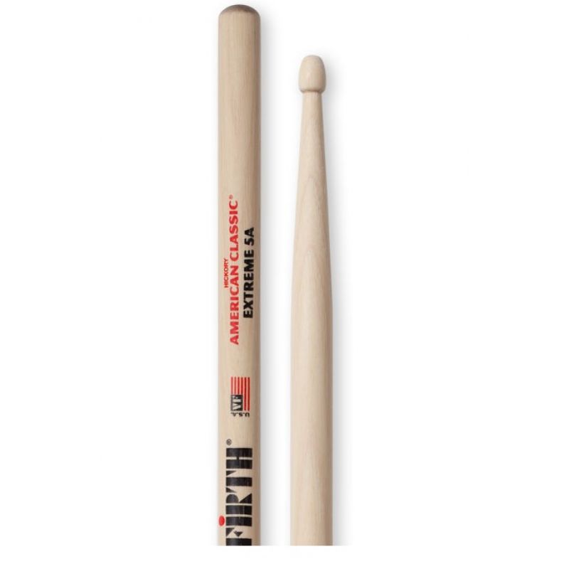 VICFIRTH X5A BAGET EXTREME 5AW, HICKORY, 0.565\"x16 1/2\" 2