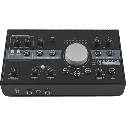 Mackie Big Knob Studio 3x2 Ses Kartı ve Stüdyo Monitör Kontrol Ünitesi 1