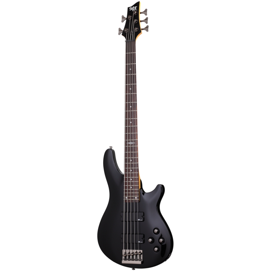 Schecter C-5 SGR Bas Gitar (Gloss Black) 1
