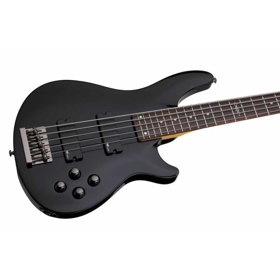 Schecter C-5 SGR Bas Gitar (Gloss Black) 3