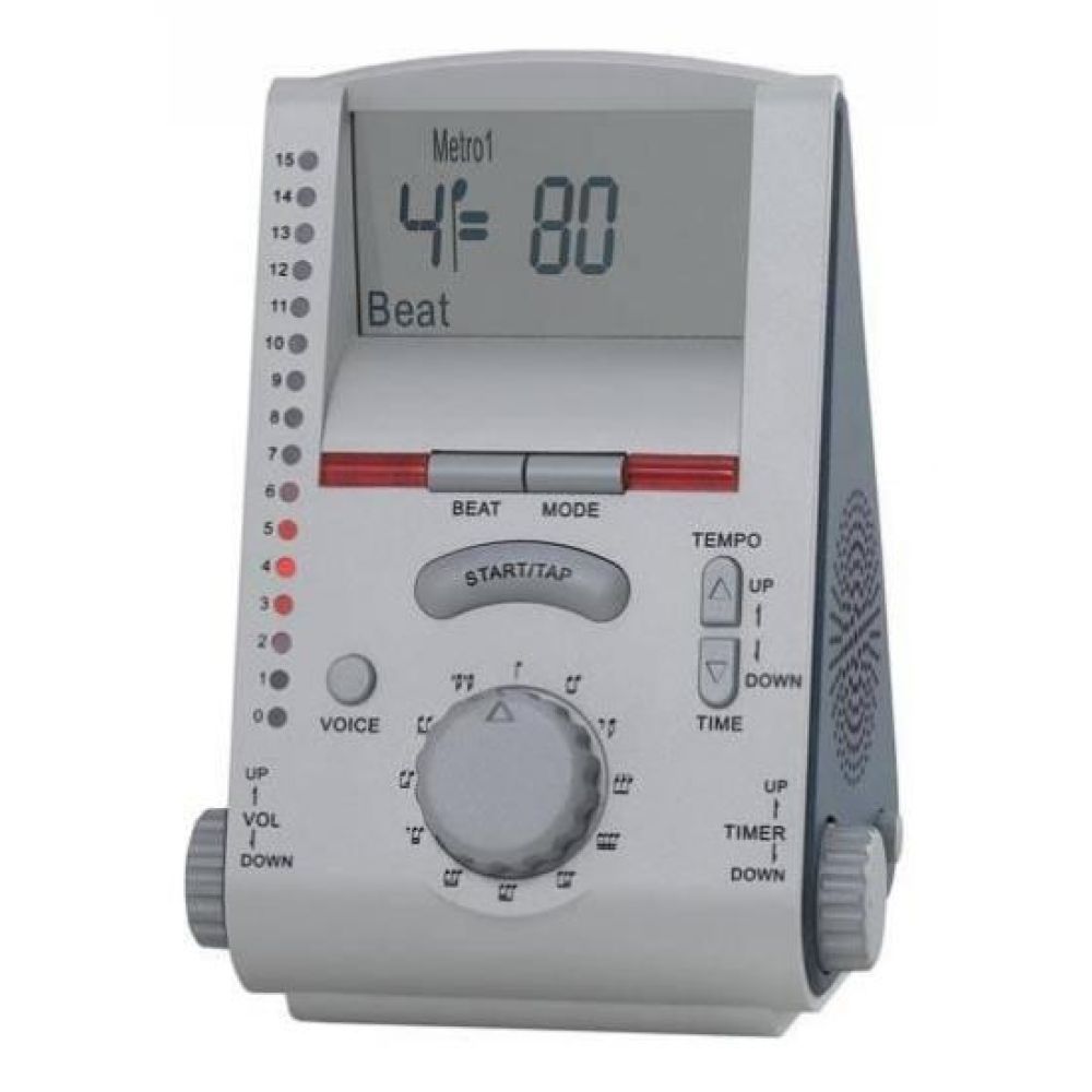 CHERUB WSM260G PİYANO İÇİN DİJİTAL METRONOM, GRİ 2