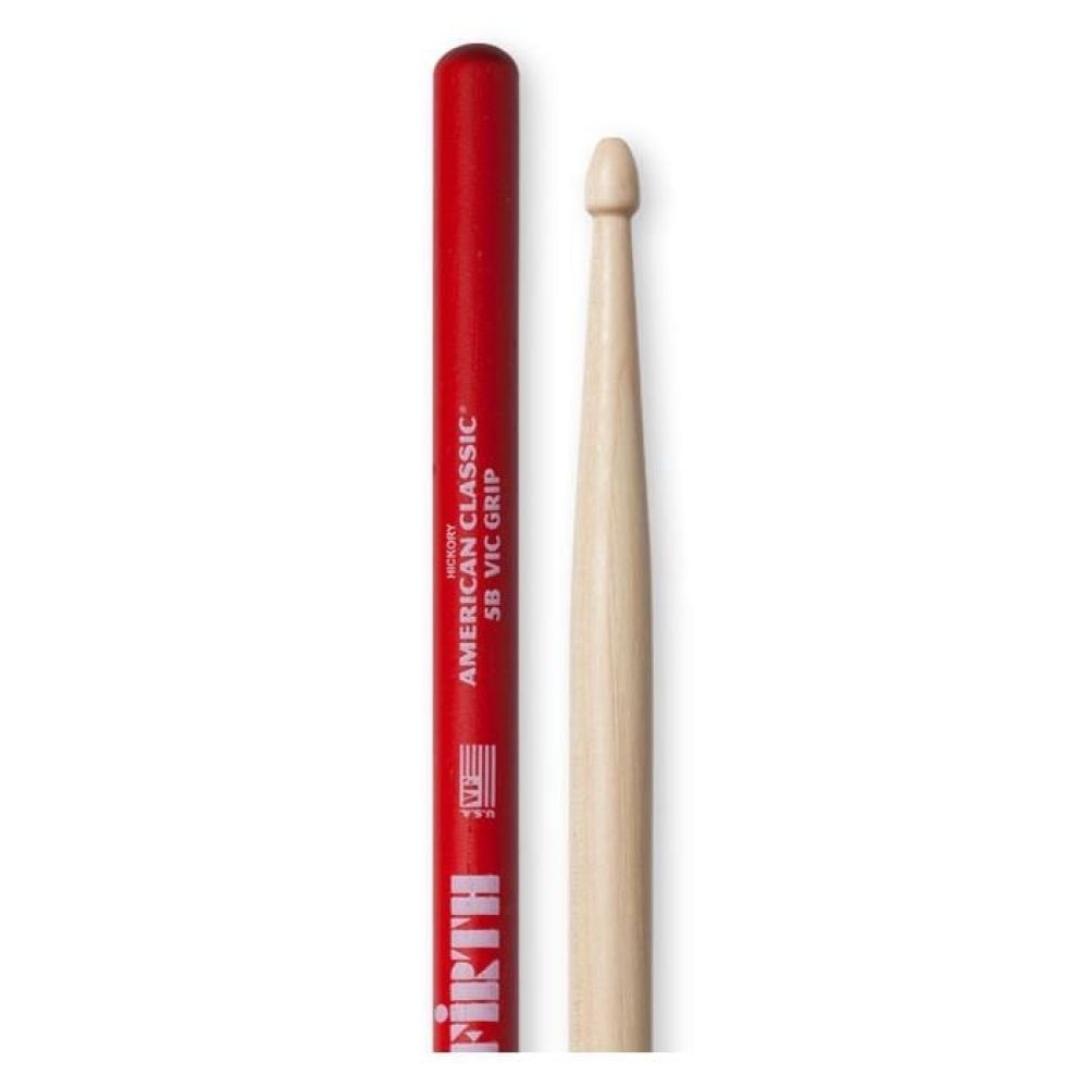 BAGET(ÇİFT) VIC 5B GRIP, HICKORY, 0.595\"x16\", MEDI 2