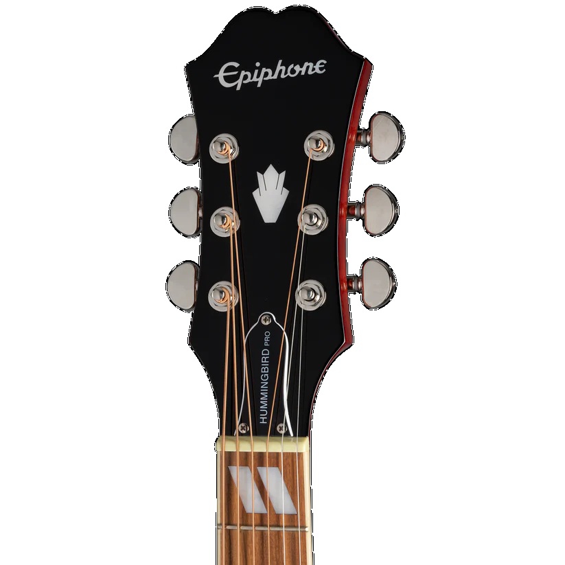 Epiphone Hummingbird Studio Elektro Akustik Gitar (Faded Cherry Sunburst) 5