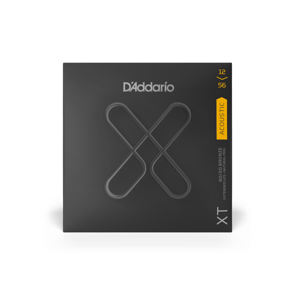 DADDARIO XTABR1256 AKUSTİK GİTAR TEL SETİ, 80/20 LIGHT/MEDIUM BTM 2