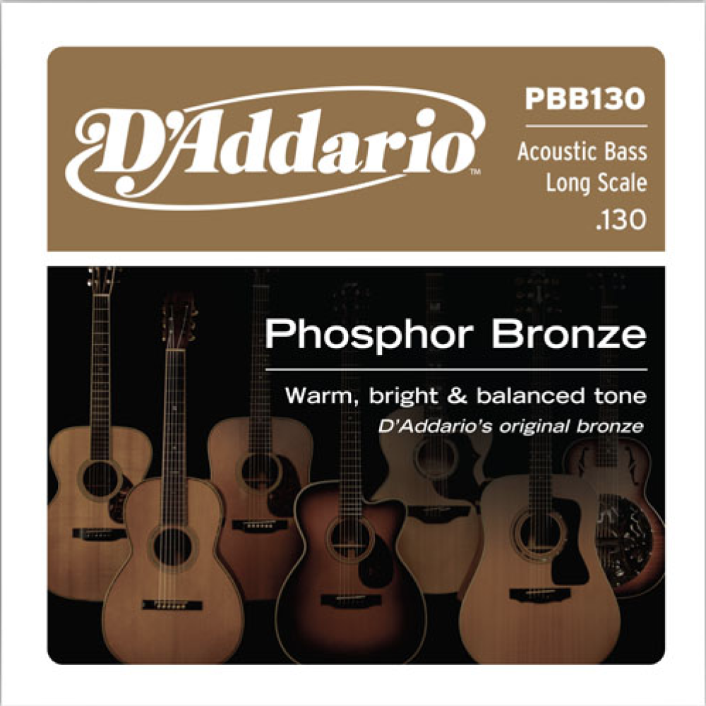 DADDARIO PBB130 AKUSTİK BASS TEK TEL, PHOSPHOR BRONZE, 0.130 2
