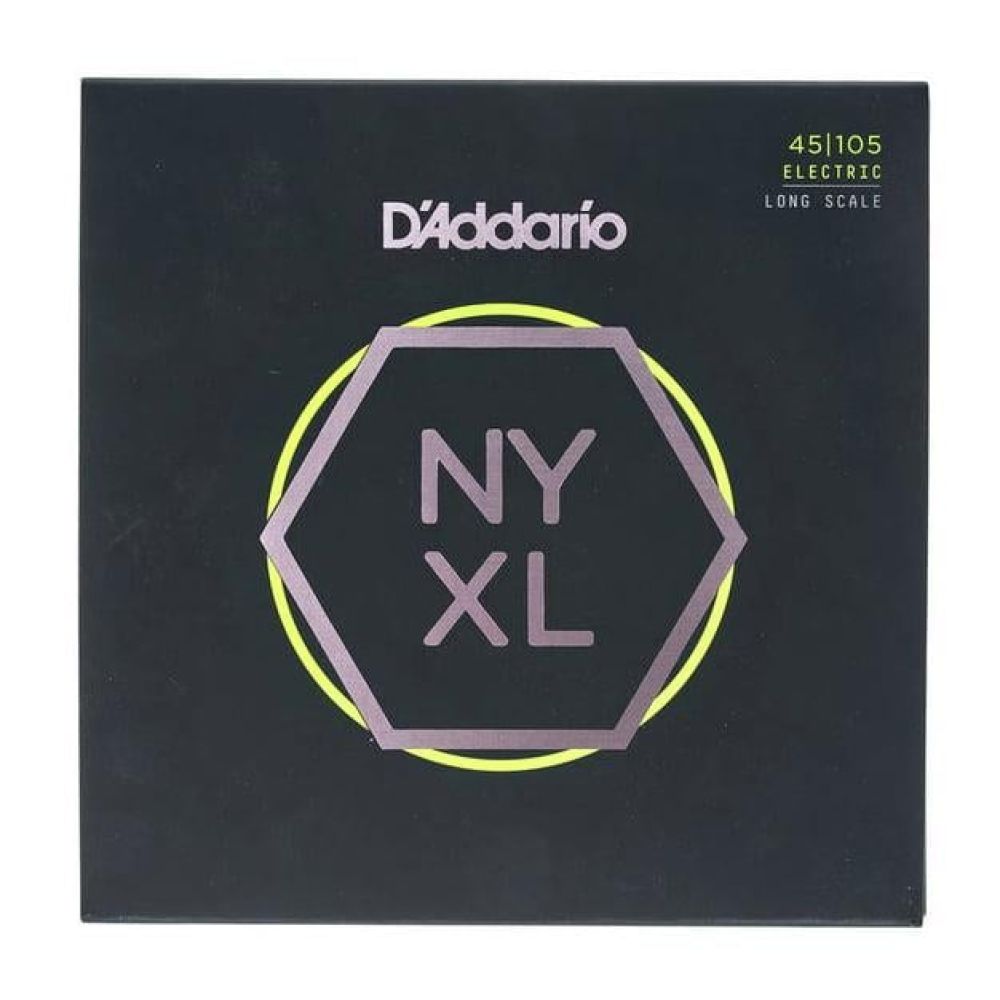 DADDARIO NYXL45105 BASS GİTAR TEL SETİ, NYXL SERİSİ, LONG SCALE, 4 TELLİ 2