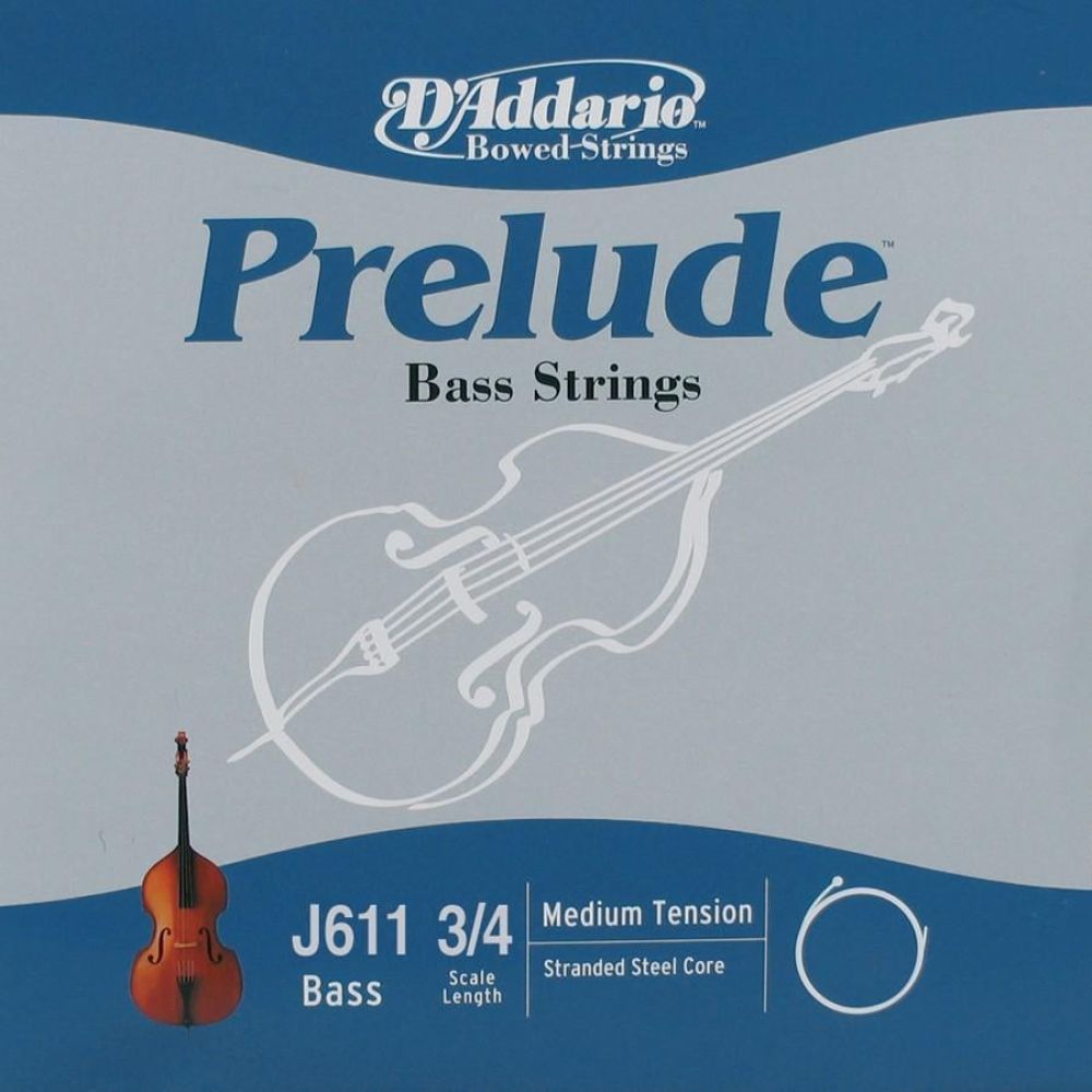 DADDARIO J611 KONTRABAS TEK TEL, 3/4, PRELUDE, G-(SOL), MEDIUM 2