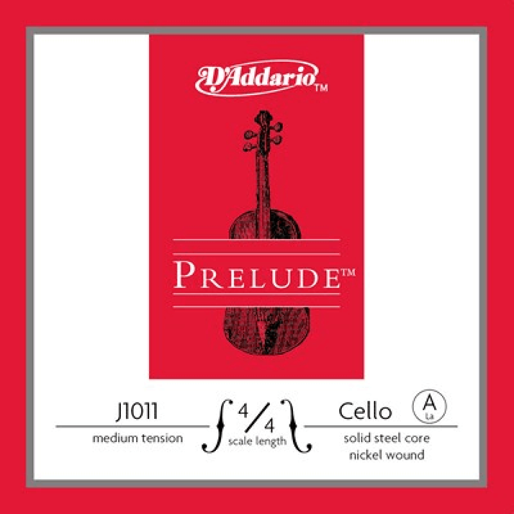 DADDARIO J1011 CELLO TEK TEL, PRELUDE, 4/4, A-(LA), MEDIUM 2