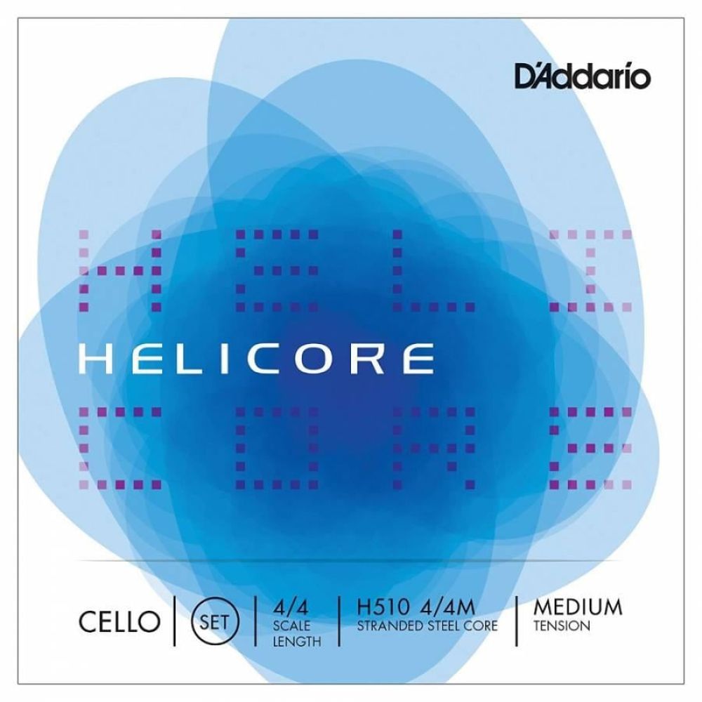 DADDARIO H510M CELLO TEL SETİ, HELICORE, LONG SCALE, MEDIUM 2