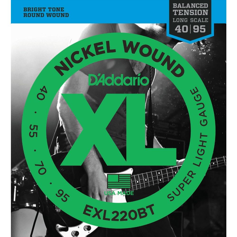 DADDARIO EXL220BT BASS GİTAR TEL SETİ, XL, 40-95, LONG SCALE, NICKEL 2