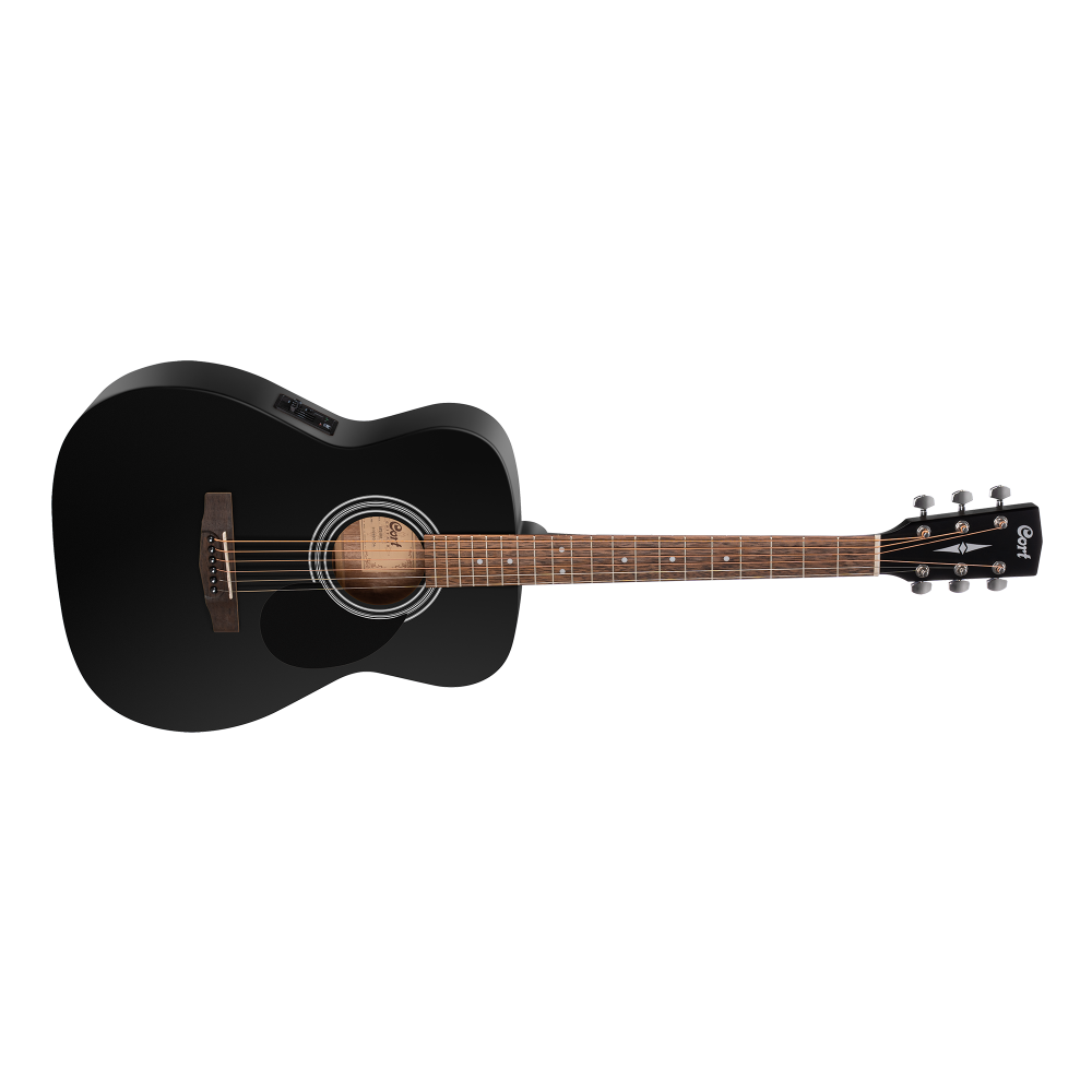 CORT AF510E-BKS ELEKTRO AKUSTİK GİTAR, SİYAH SATİN 2