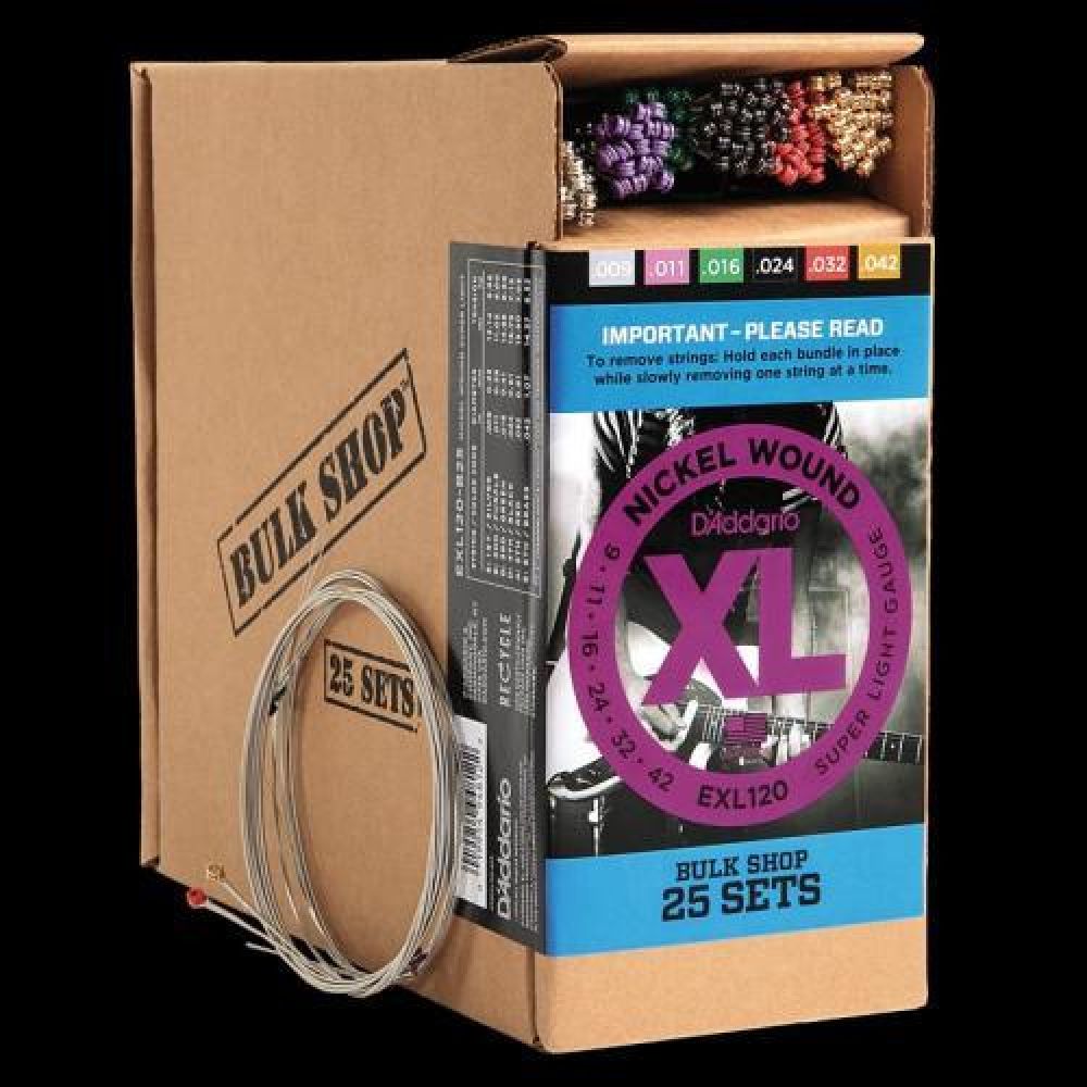DADDARIO EXL120-B25 (25 SET) ELEKTRO GİTAR TEL SETİ, XL, 9-42, NICKEL 2