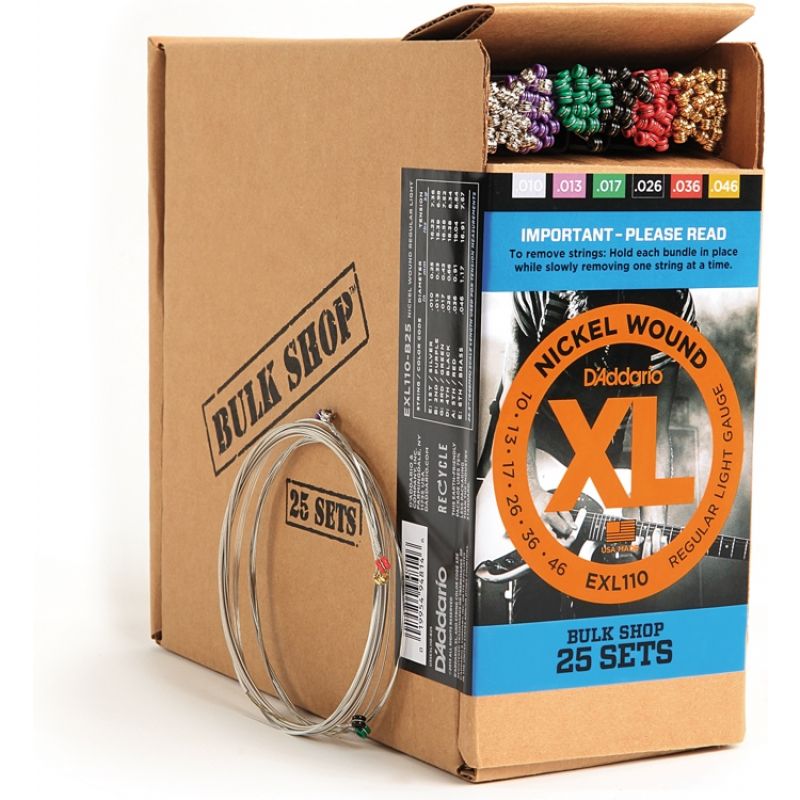 DADDARIO EXL110-B25 (25 SET) ELEKTRO GİTAR TEL SETİ, XL, 10-46, NICKEL 1