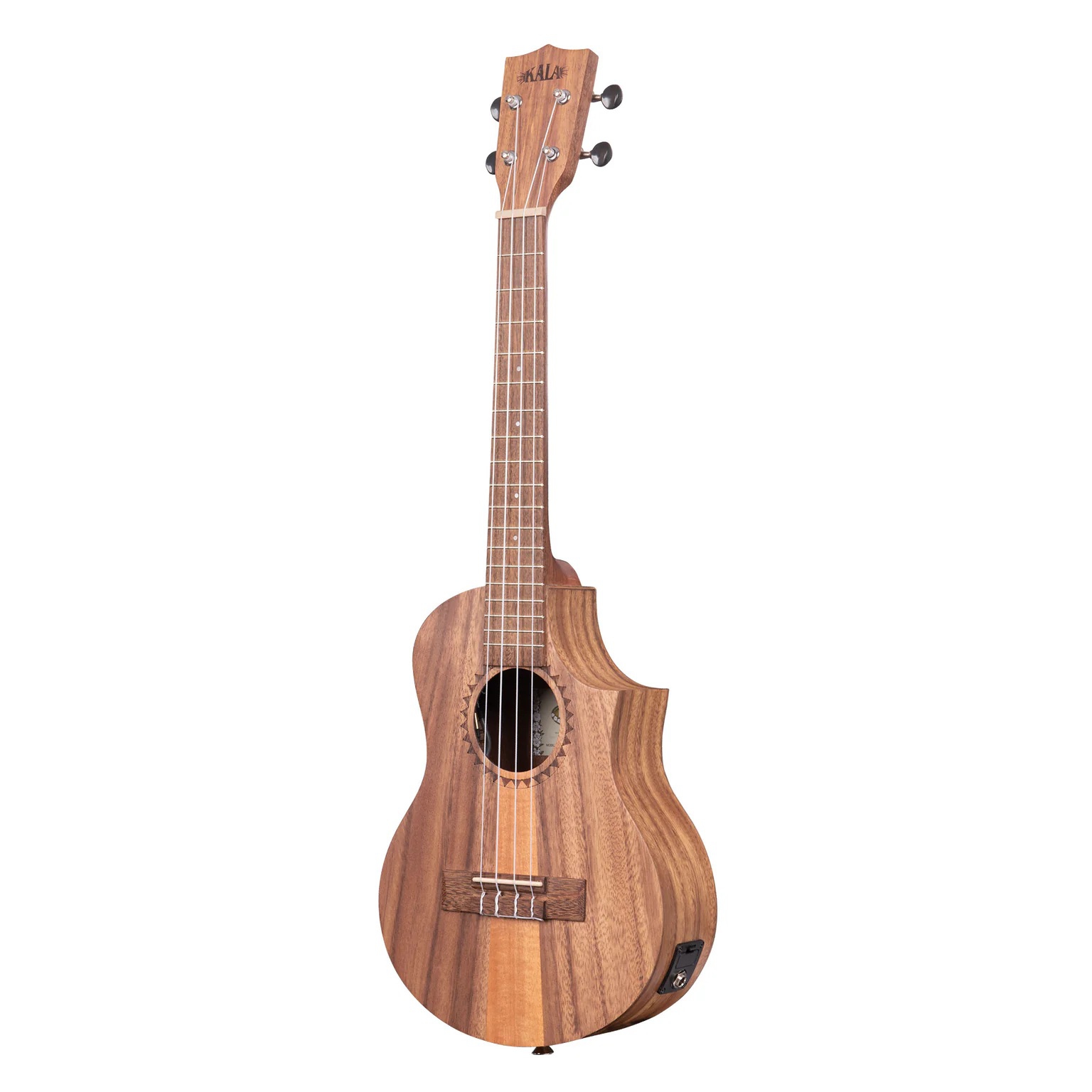 Kala Teak Tri-Top Cutaway Tenor Elektro Ukulele 2