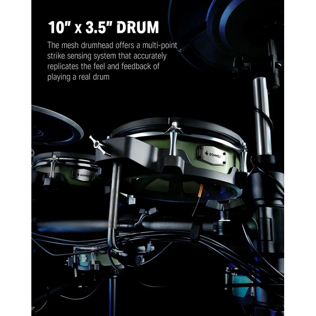 Donner DED-500 5 Parça 3 Zil Elektro Davul 4