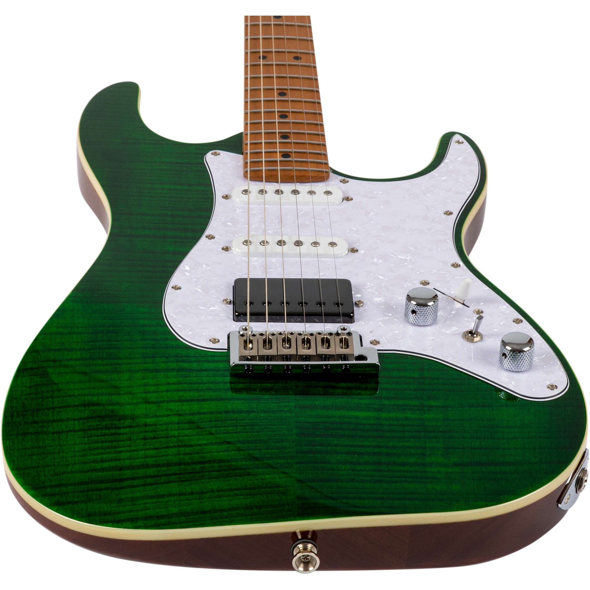 Jet JS-600 TGR HSS Elektro Gitar (Transparent Green) 3