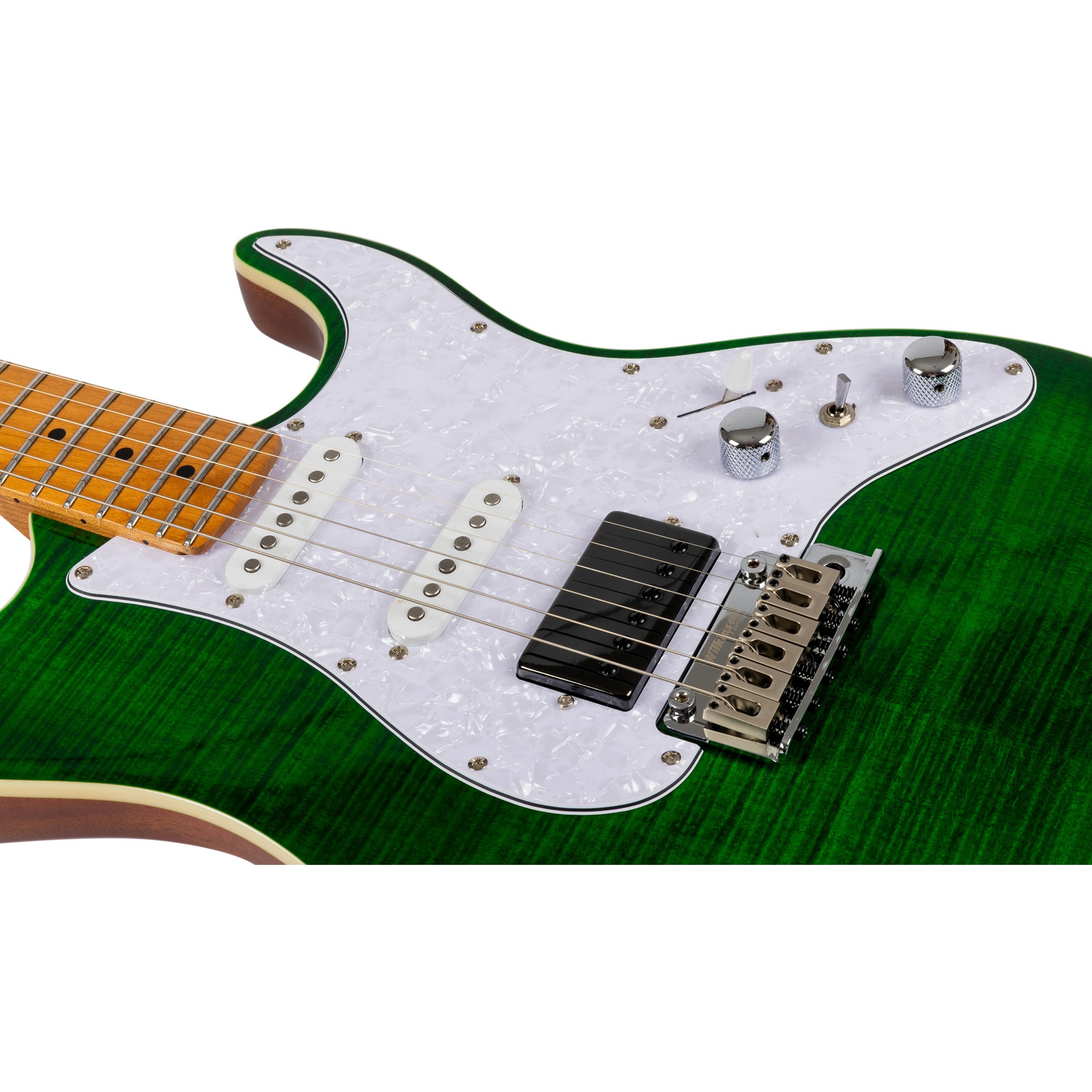 Jet JS-600 TGR HSS Elektro Gitar (Transparent Green) 4