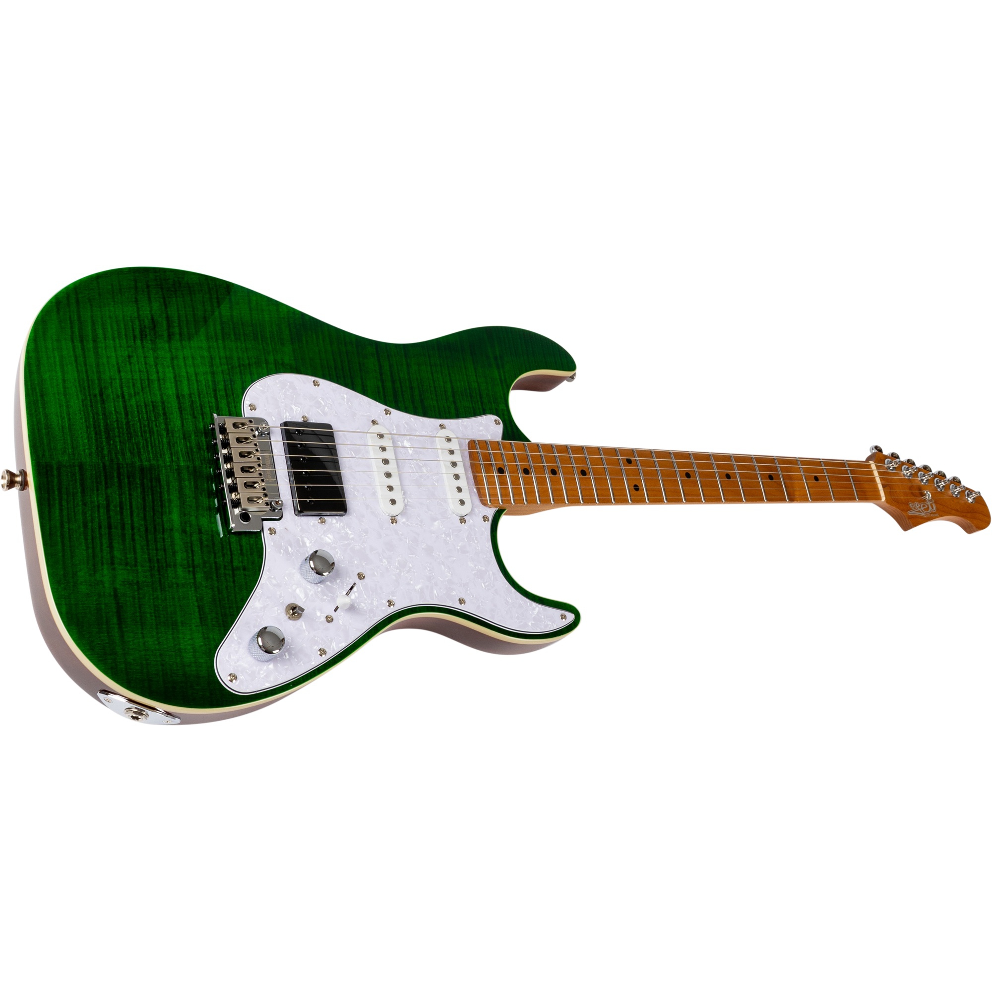Jet JS-600 TGR HSS Elektro Gitar (Transparent Green) 9