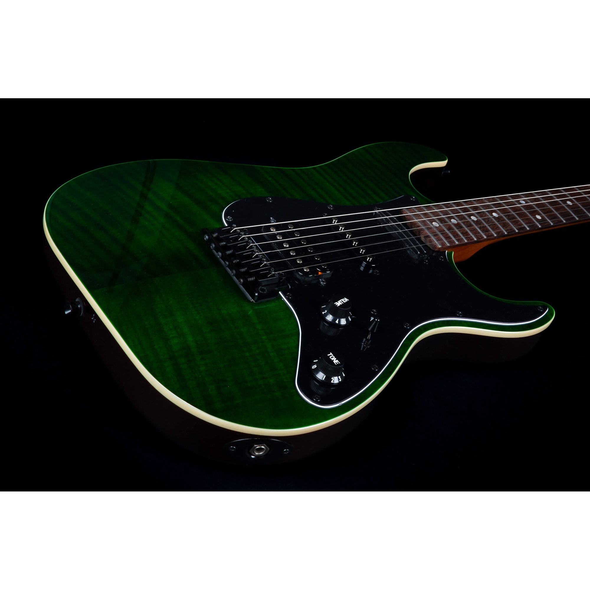 Jet JS-450 TGR R HSS Elektro Gitar (Transparent Green) 3
