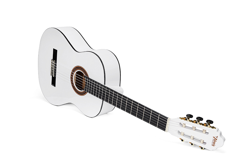 VALENCIA VC104TWT KLASİK GİTAR 4/4 BEYAZ SAP ÇELİKLİ 5