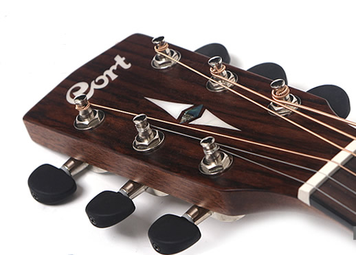 CORT EARTH70LHOP AKUSTİK GİTAR SOLAK, OPEN PORE, MASİF LADİN KAPAK, 3