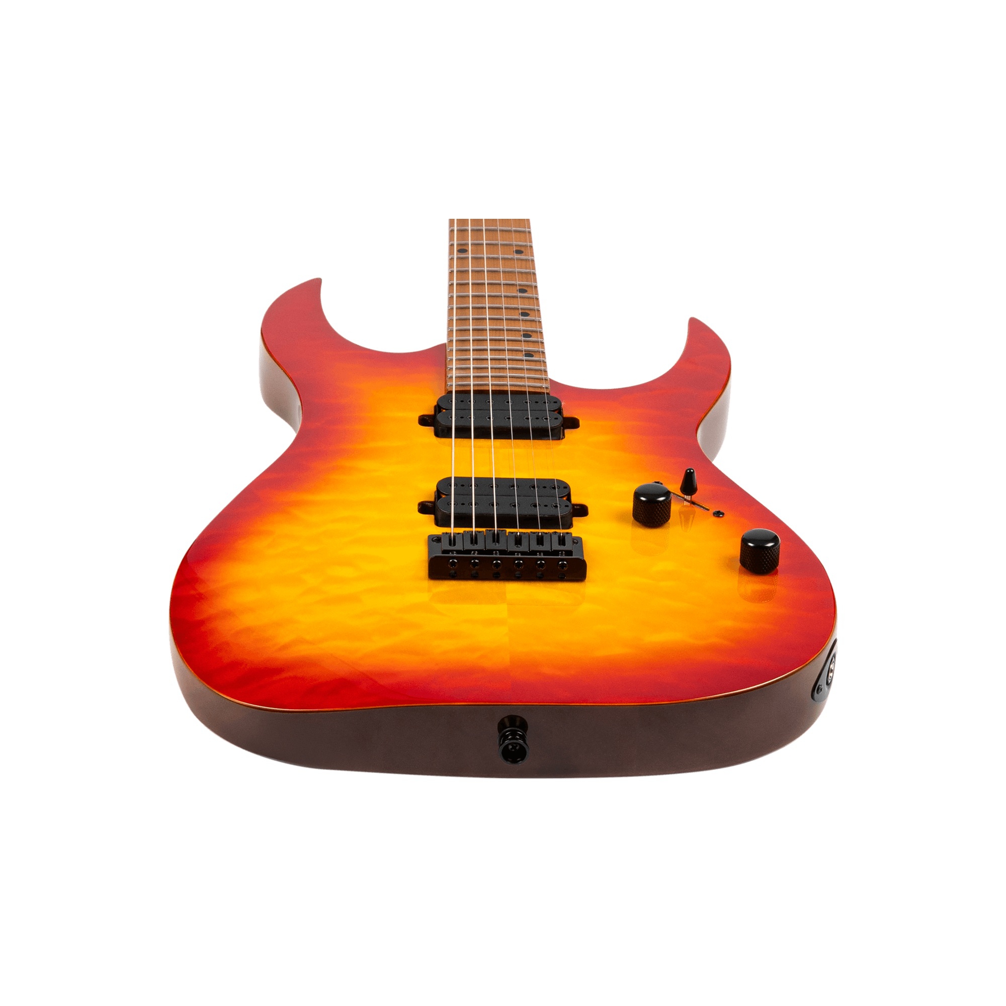 Spira S-500 QFB Elektro Gitar (Fireburst) 4