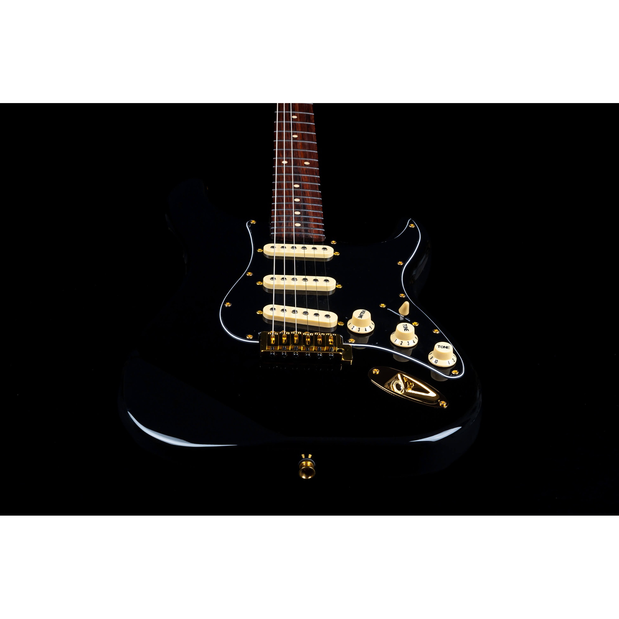 Jet JS-380 BK G SSS Elektro Gitar (Black) 5
