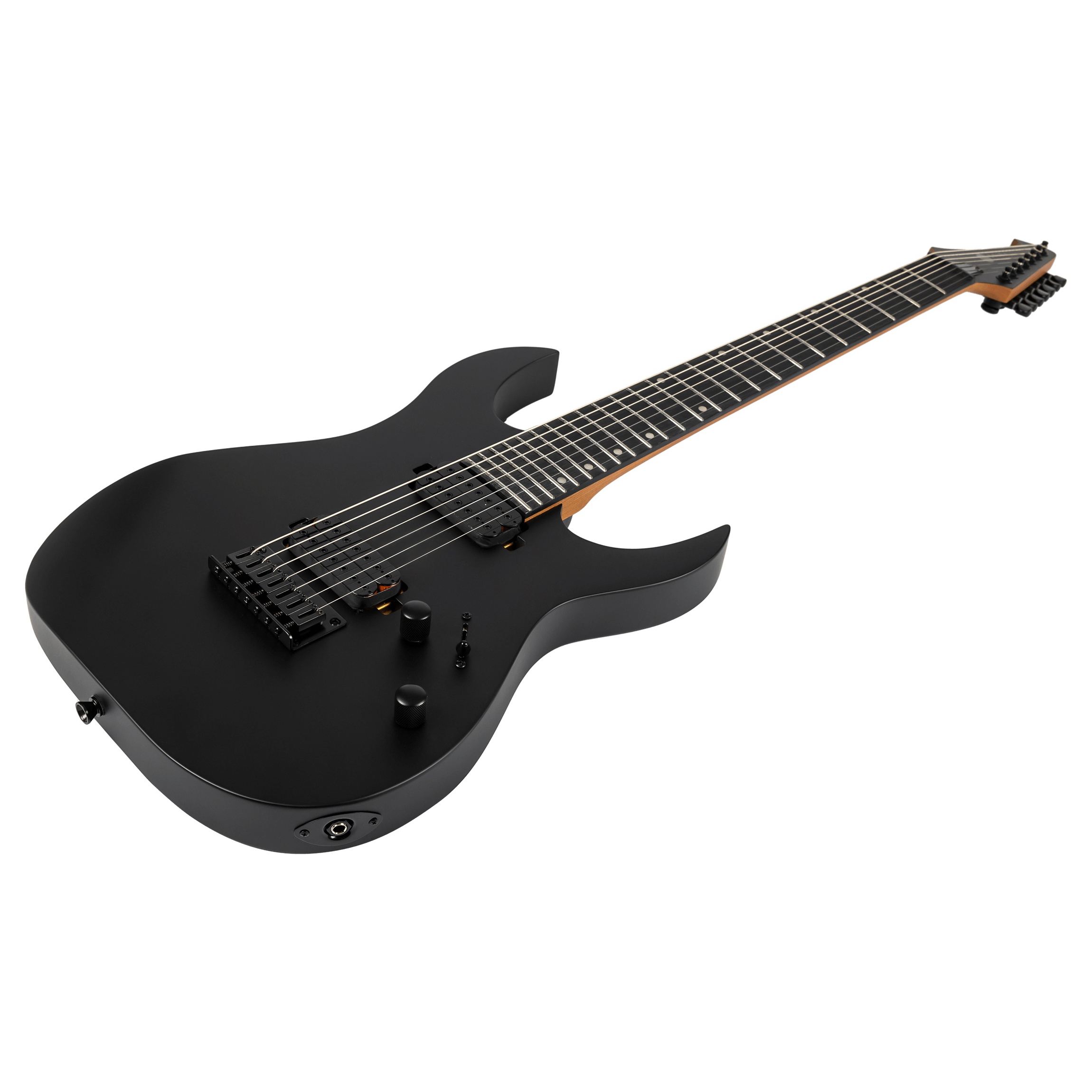 Spira S-407MBK 7 Telli Elektro Gitar (Mat Siyah) 4