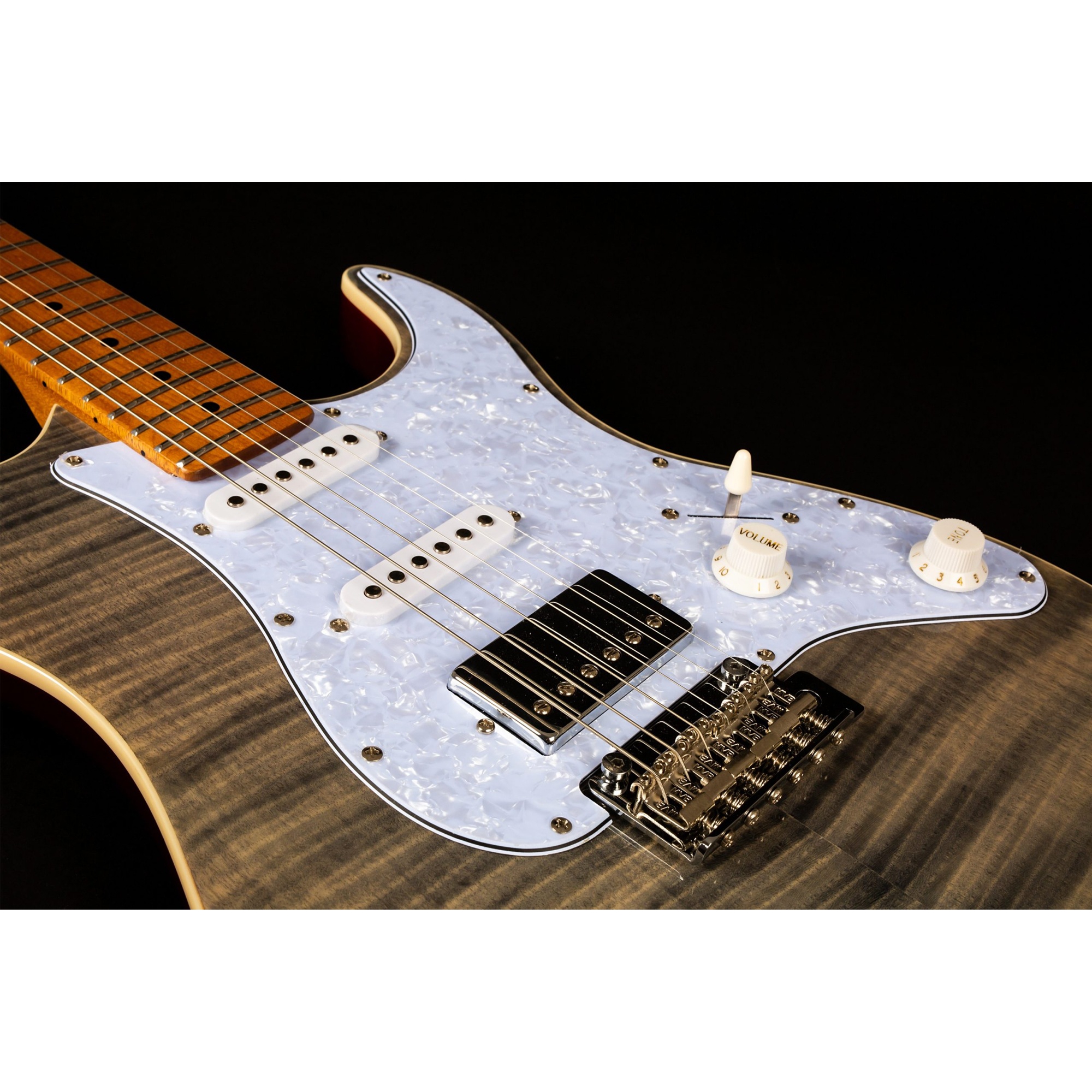 Jet JS-450 TBK HSS Elektro Gitar (Transparent Black) 6