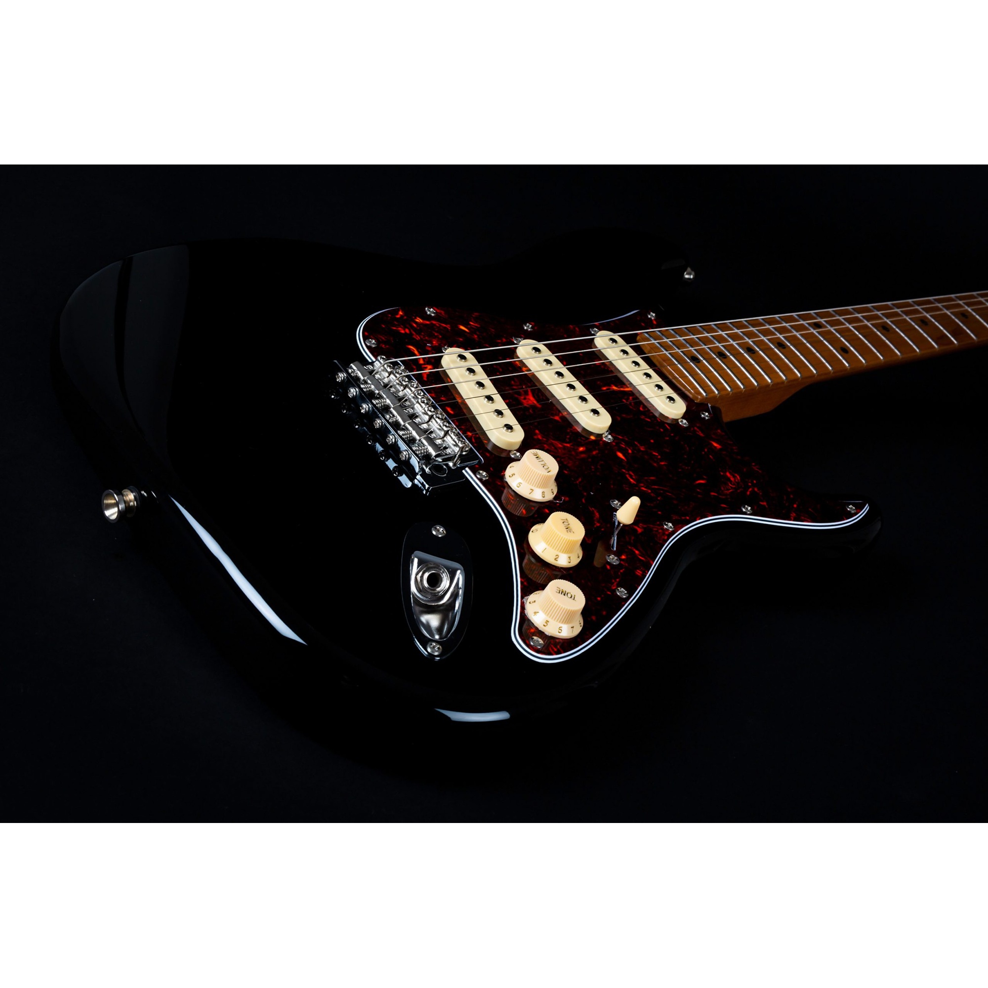 Jet JS-300 BK SSS Elektro Gitar (Black) 4