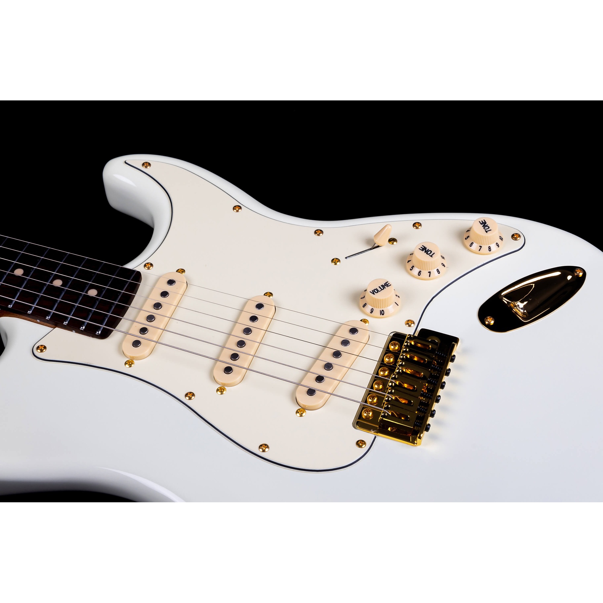 Jet JS-380 OW G SSS Elektro Gitar (White) 5