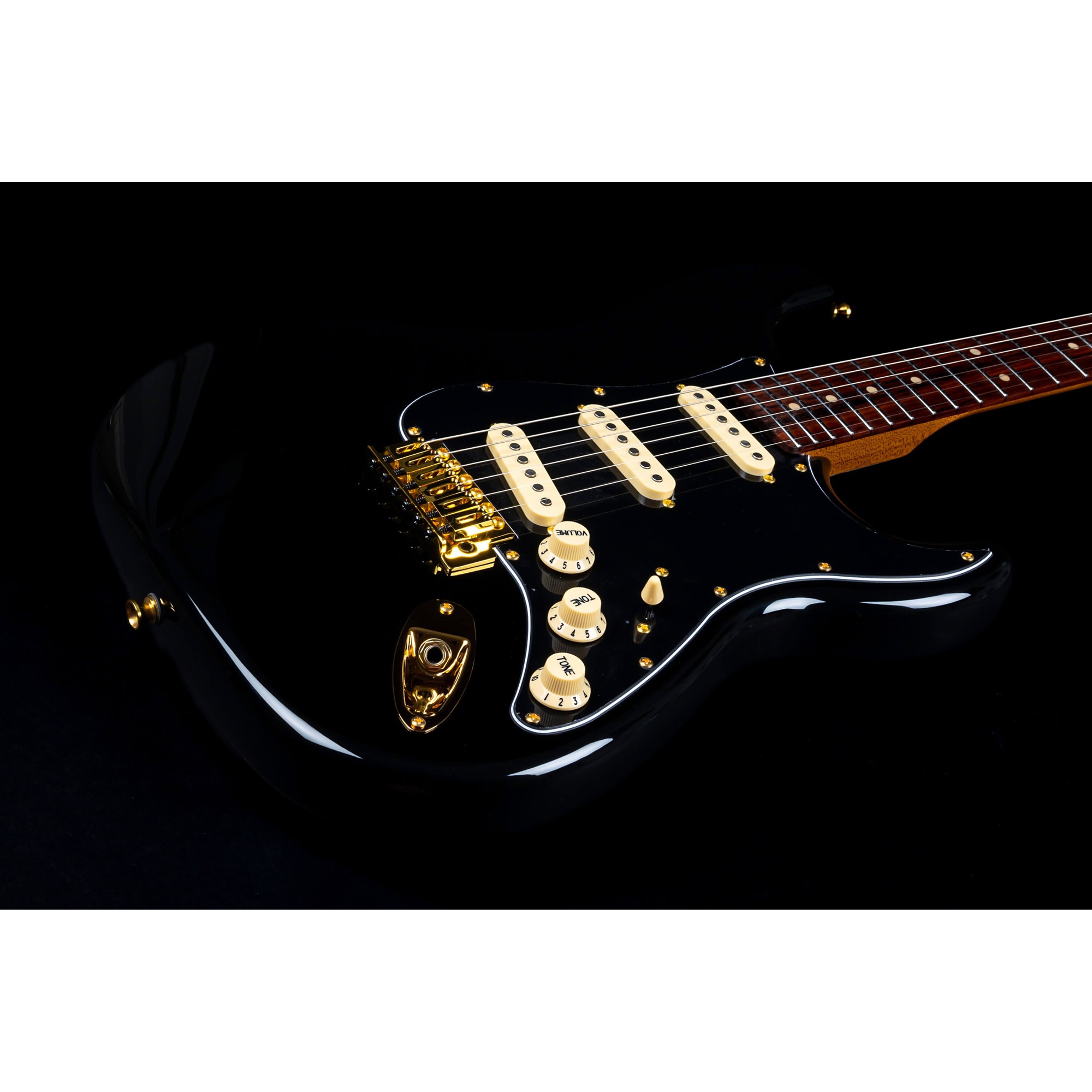 Jet JS-380 BK G SSS Elektro Gitar (Black) 3