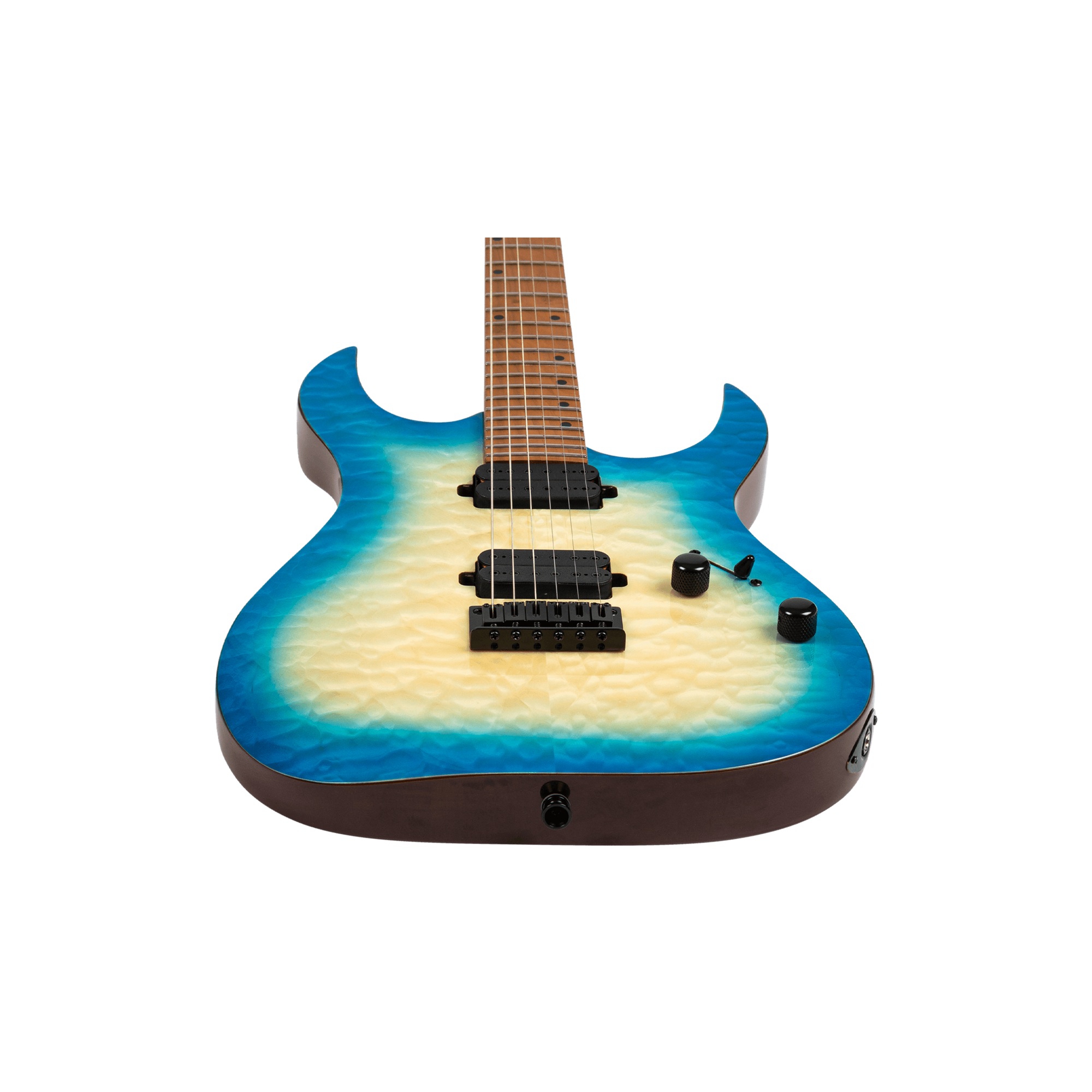 Spira S-500 QAB Elektro Gitar (Trans Aqua Blue) 5