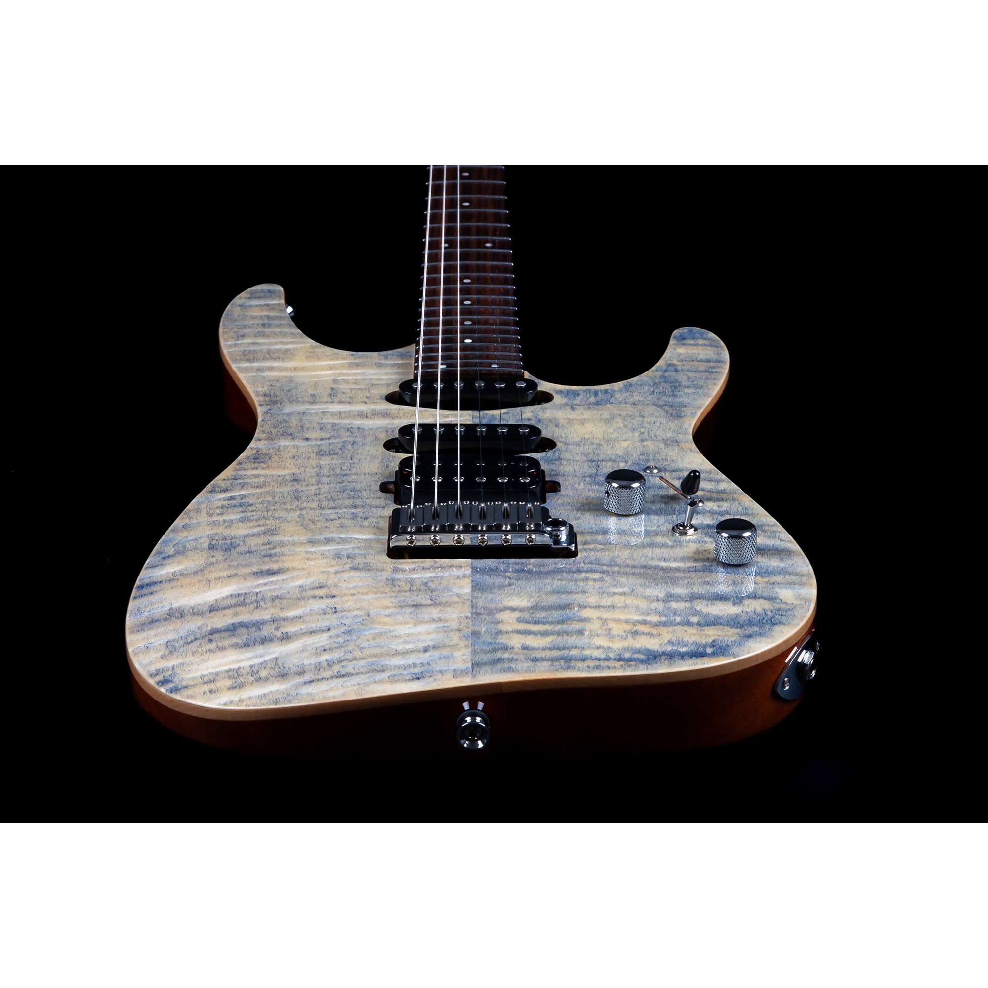 Jet JS-45 Elite HSS Elektro Gitar (Indigo Gray) 4