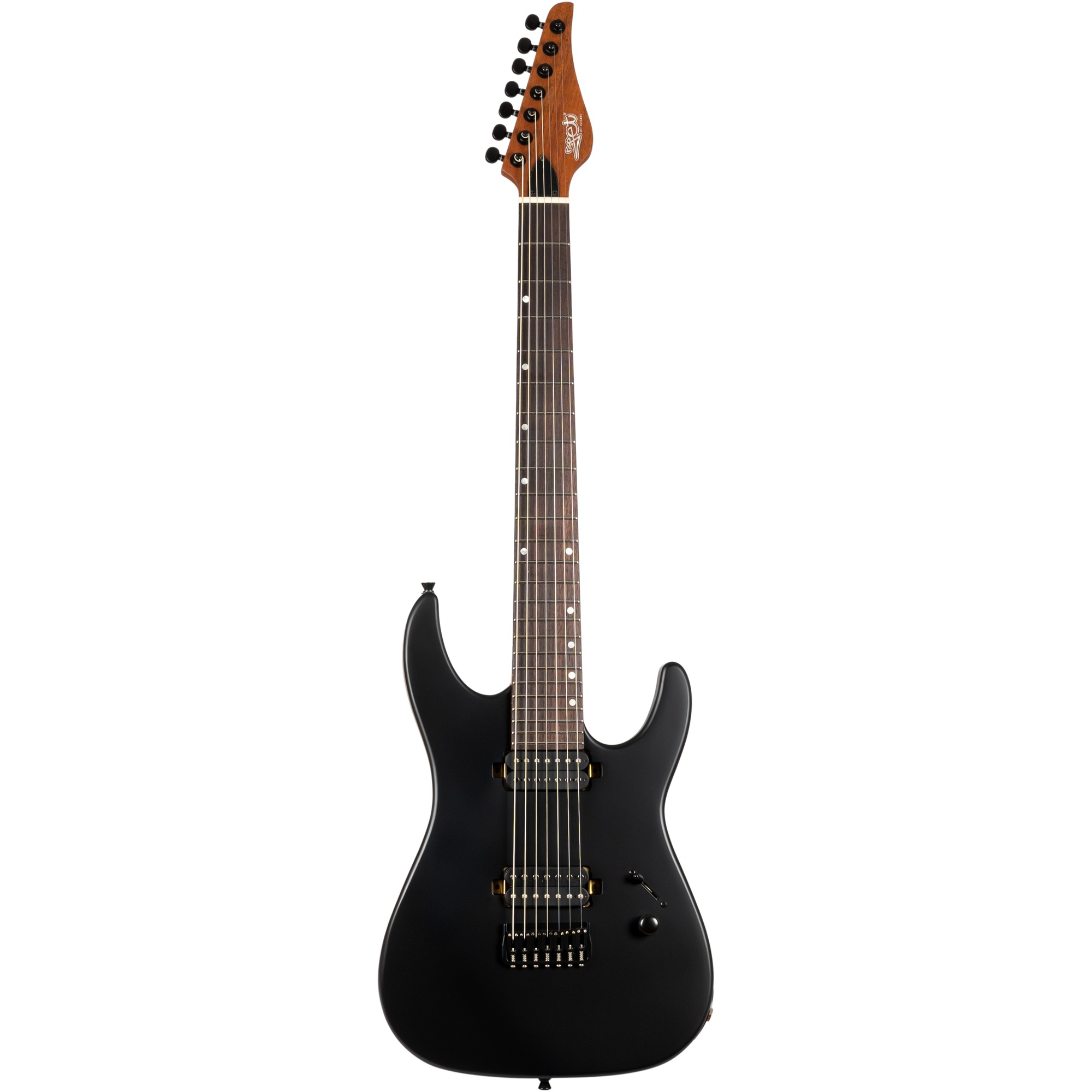 Jet JS-507 Stygian HH Elektro Gitar (Satin Black) 1
