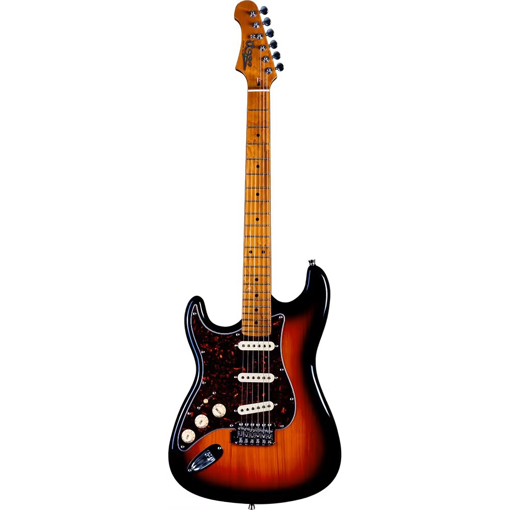 Jet JS-300 LH SB SSS Solak Elektro Gitar (Sunburst) 1