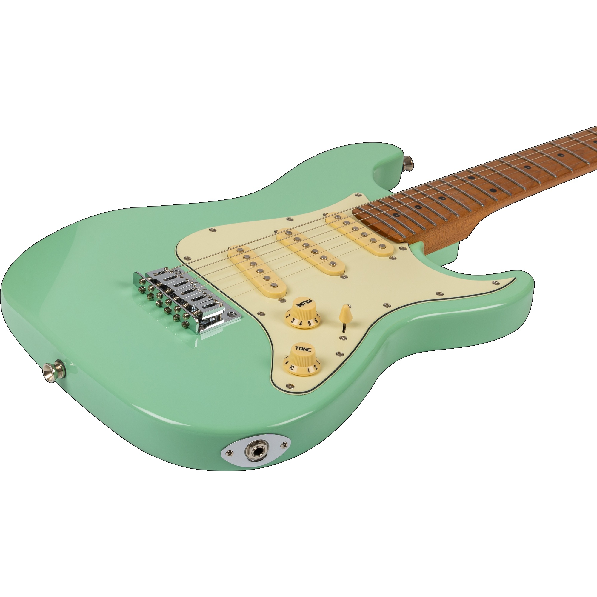 Jet JS-300 Mini SSS Elektro Gitar (Sea Foam Green) 4