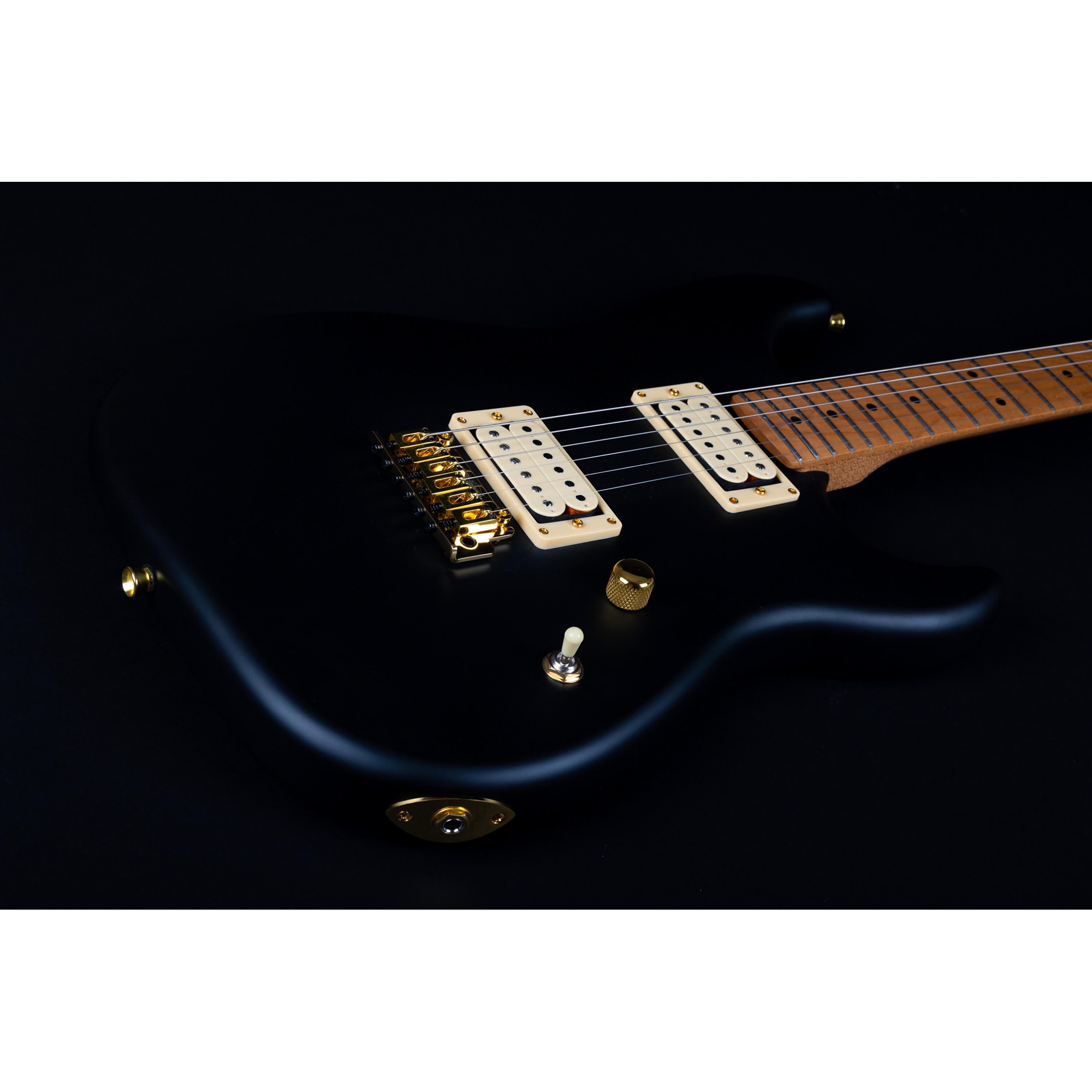 Jet JS-700 MBK HH Elektro Gitar (Matt Black) 4