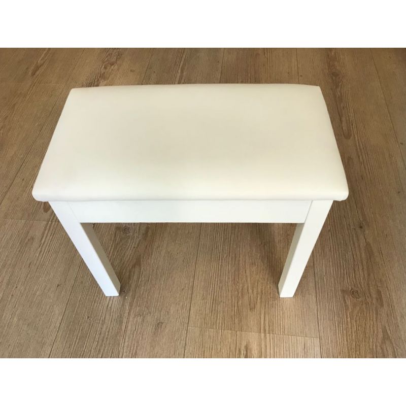 CREMONIA PTCWH 50 CM PİYANO TABURESİ, BEYAZ, SANDIKLI 1