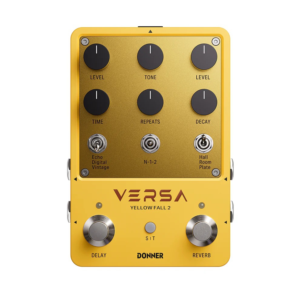 Donner Versa - Yellow Fall II 3x3 Reverb ve Delay Pedalı 2