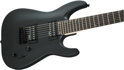 Jackson JS Dinky Arch Top JS22-7 DKA HT Amaranth Klavye Satin Black 7 Telli Elektro Gitar 6
