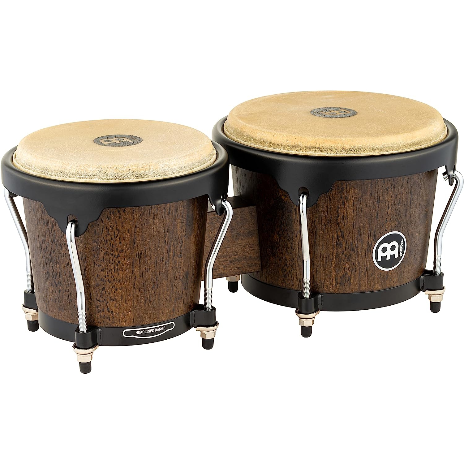 Meinl HB100VWB-M 6.75''/ 8'' Bongo Set (Vintage Wine Barrel) 2