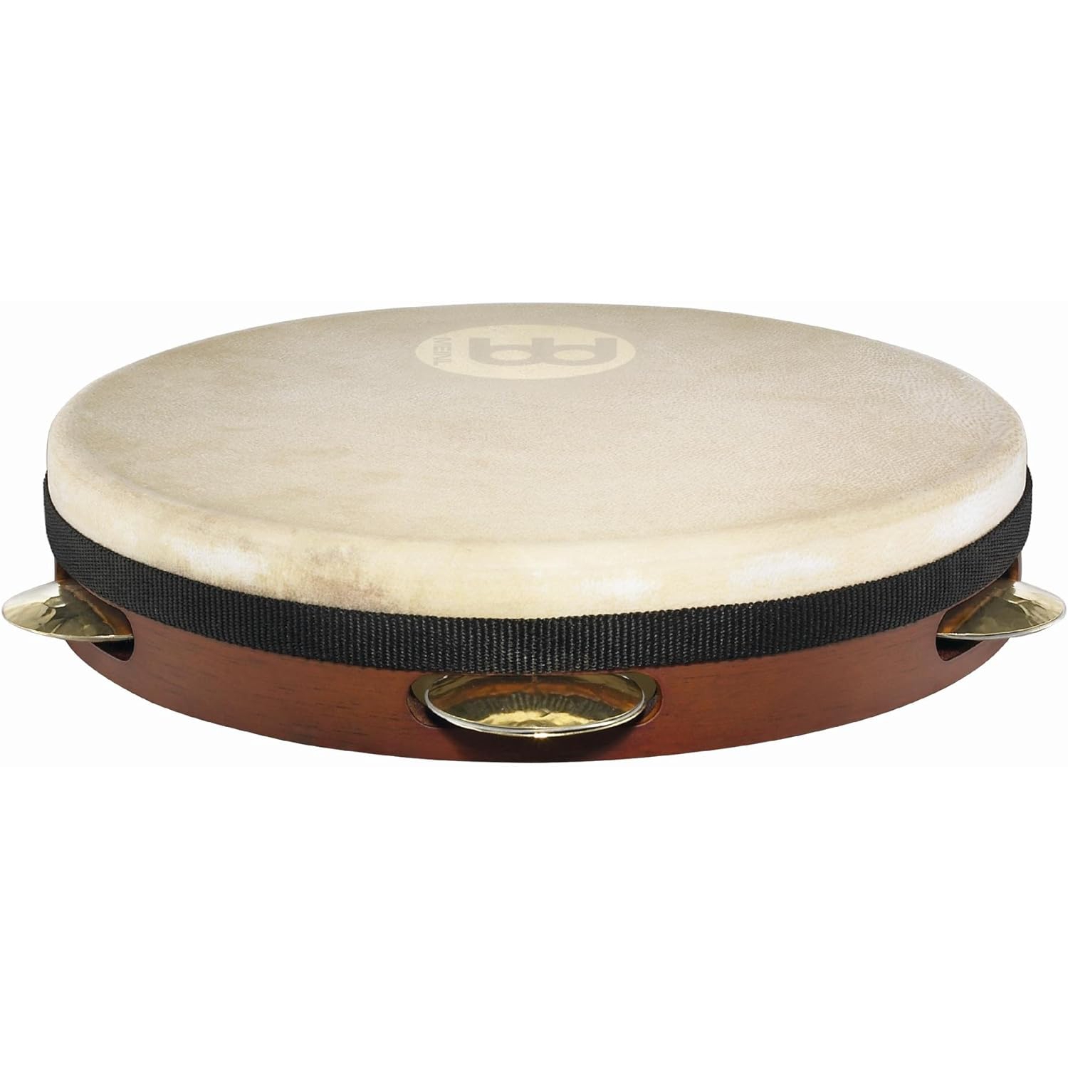 Meinl PA10AB-M 10" Keçi Derisi Pandeiro Tamburin (Antique Brown) 2