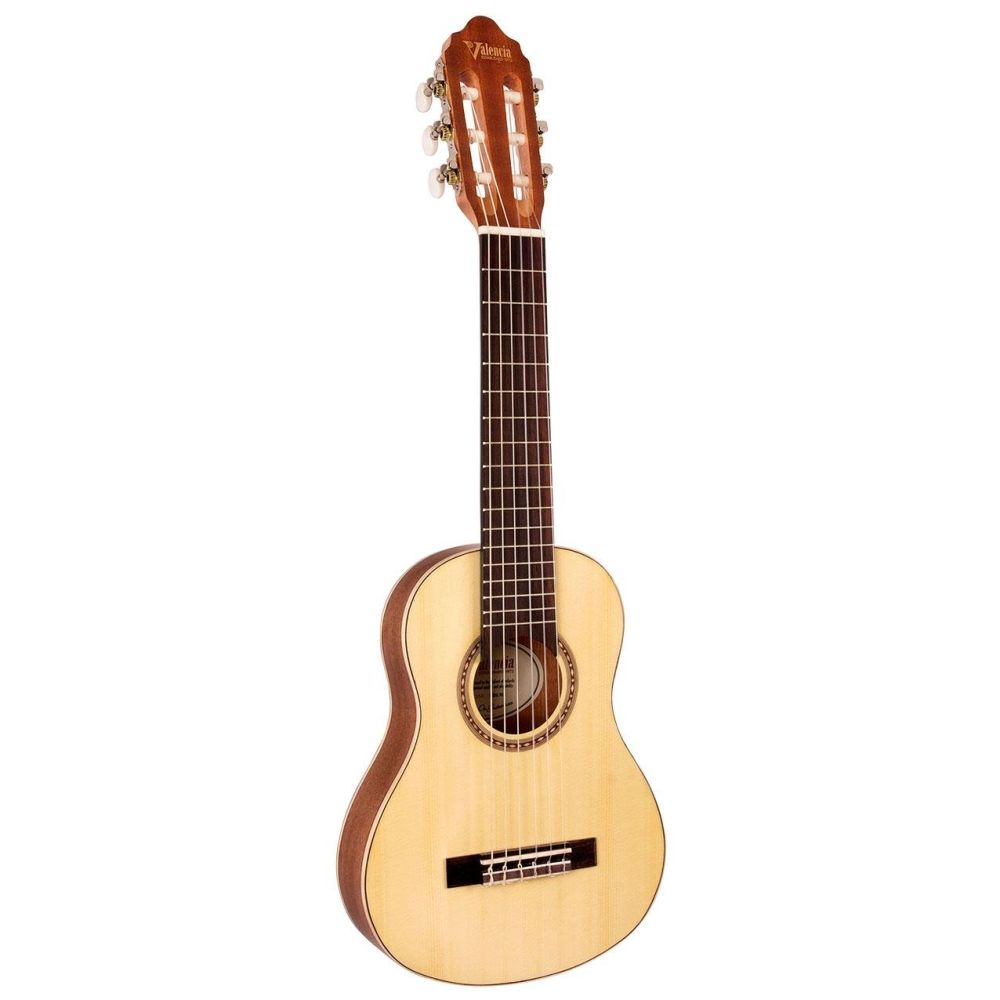 VALENCIA VC350 SEYAHAT GİTARI, GUITAR LELE, ÇANTALI, NATUREL MAT 2